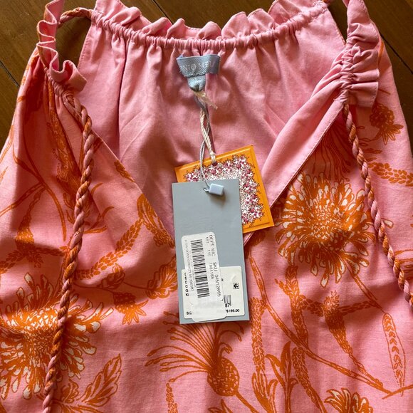 Kimberly Whitman for Antonio Melani Beach dress Sz Medium, Pink/Salmon - Picture 3 of 3